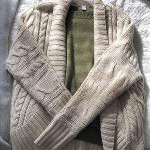 Open cardigan